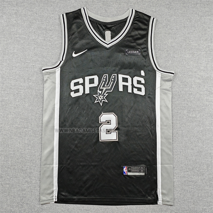 Camiseta San Antonio Spurs Dylan Harper NO 2 Icon 2025-26 Negro